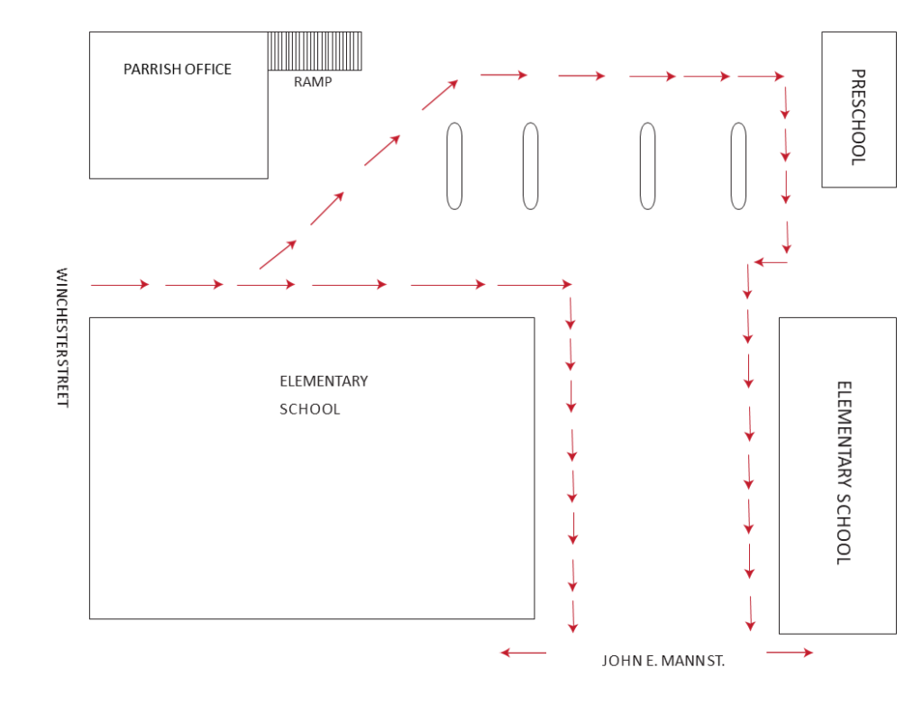 Elementary School Carpool Map