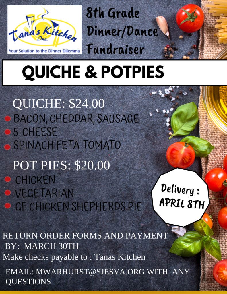 Quiche & Pot Pies Flyer